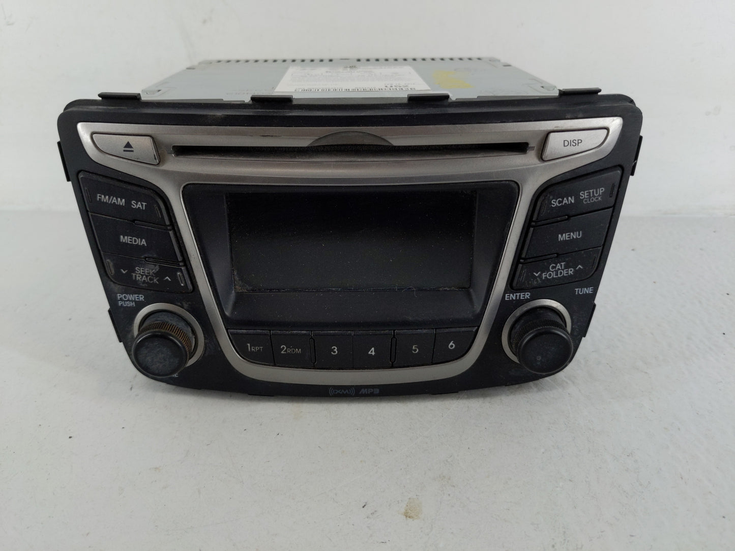 2015-2017 Hyundai Accent Radio AM FM Cd Player Receiver Replacement P/N:96170-1R111RDR Fits Fits 2015 2016 2017 OEM Used Aut