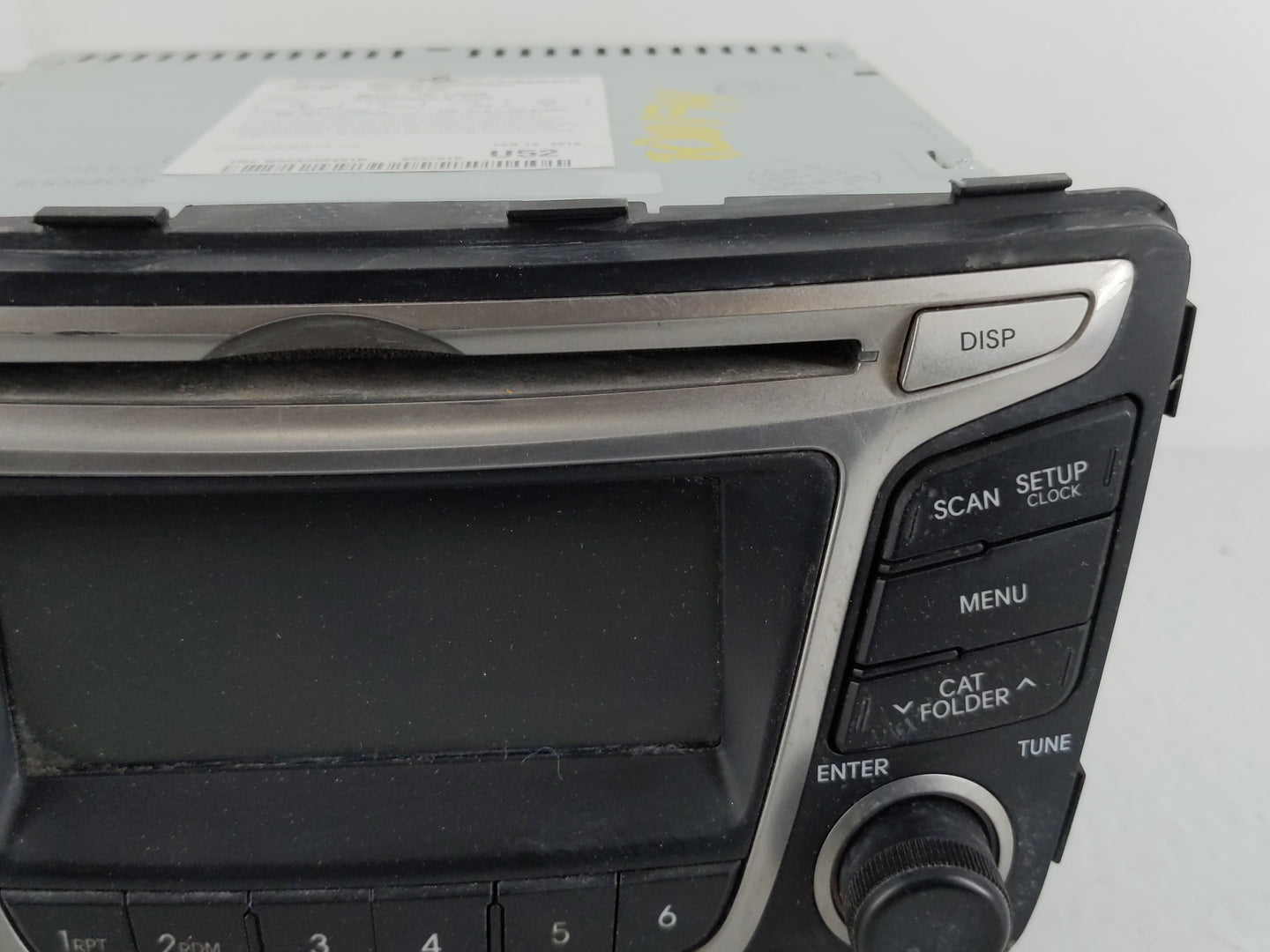 2015-2017 Hyundai Accent Radio AM FM Cd Player Receiver Replacement P/N:96170-1R111RDR Fits Fits 2015 2016 2017 OEM Used Aut