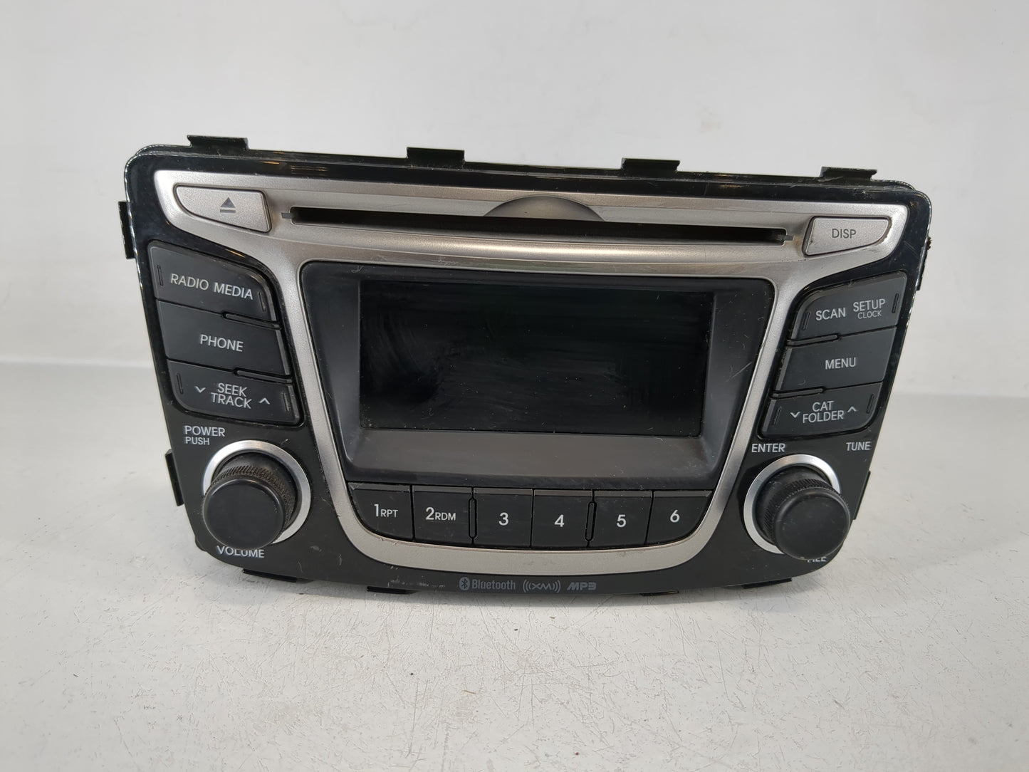 2015-2017 Hyundai Accent Radio AM FM Cd Player Receiver Replacement P/N:96170-1R152SDH Fits Fits 2015 2016 2017 OEM Used Aut
