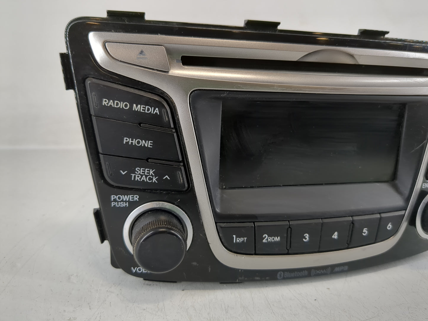 2015-2017 Hyundai Accent Radio AM FM Cd Player Receiver Replacement P/N:96170-1R152SDH Fits Fits 2015 2016 2017 OEM Used Aut
