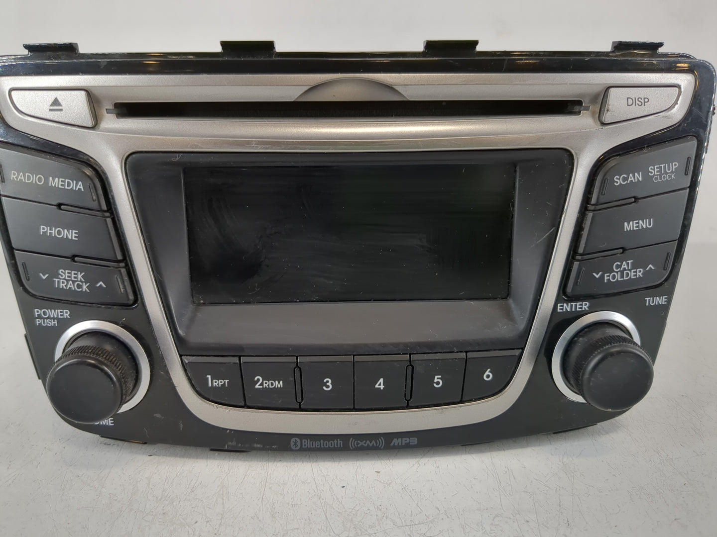 2015-2017 Hyundai Accent Radio AM FM Cd Player Receiver Replacement P/N:96170-1R152SDH Fits Fits 2015 2016 2017 OEM Used Aut