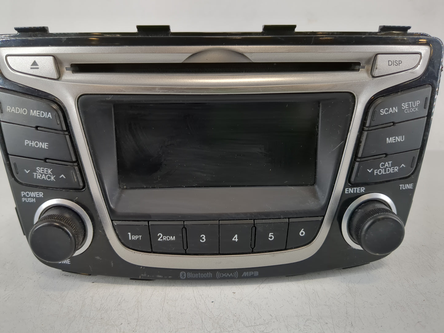 2015-2017 Hyundai Accent Radio AM FM Cd Player Receiver Replacement P/N:96170-1R152SDH Fits Fits 2015 2016 2017 OEM Used Aut