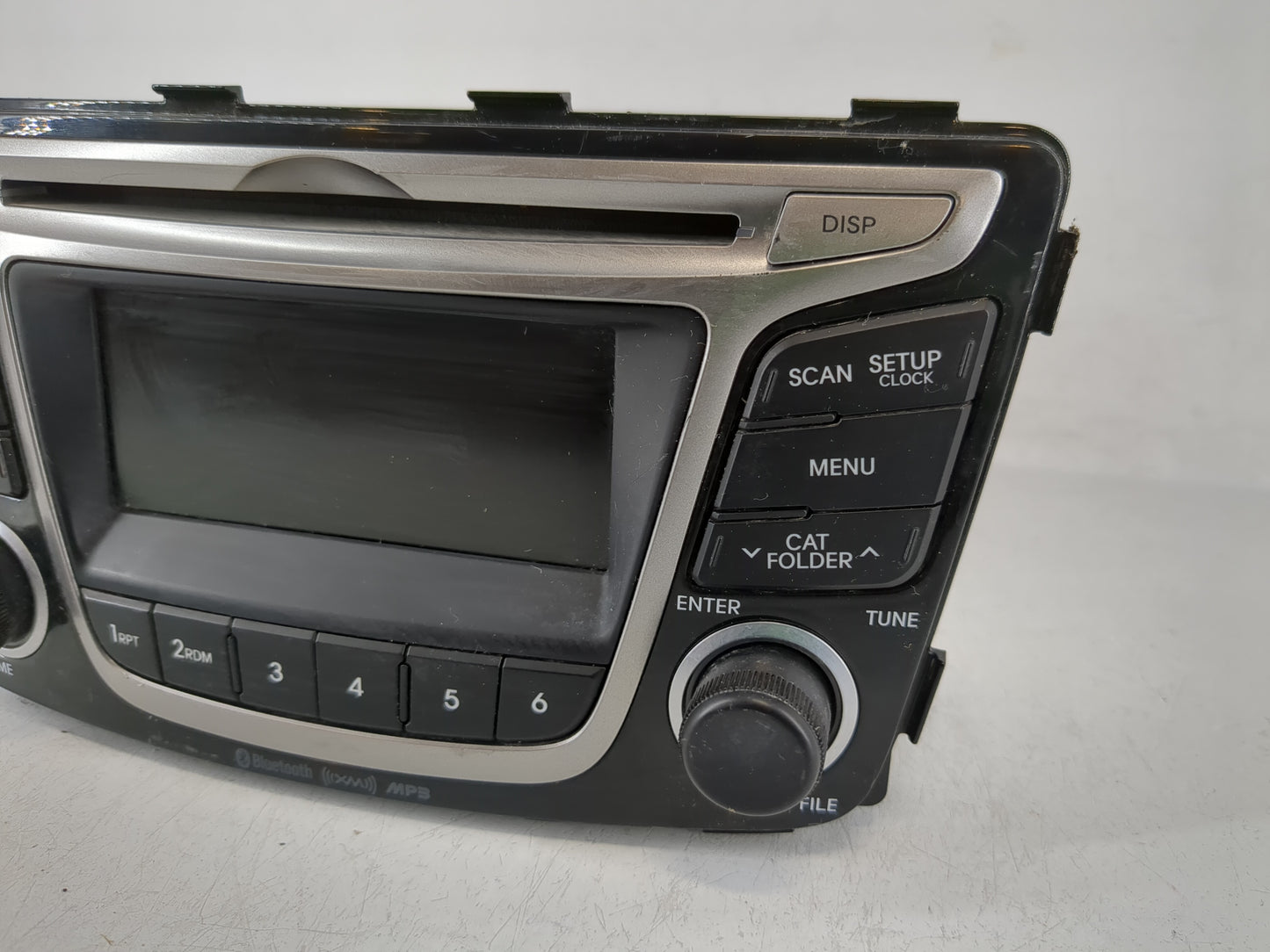 2015-2017 Hyundai Accent Radio AM FM Cd Player Receiver Replacement P/N:96170-1R152SDH Fits Fits 2015 2016 2017 OEM Used Aut