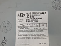 2015-2017 Hyundai Accent Radio AM FM Cd Player Receiver Replacement P/N:96170-1R152SDH Fits Fits 2015 2016 2017 OEM Used Aut