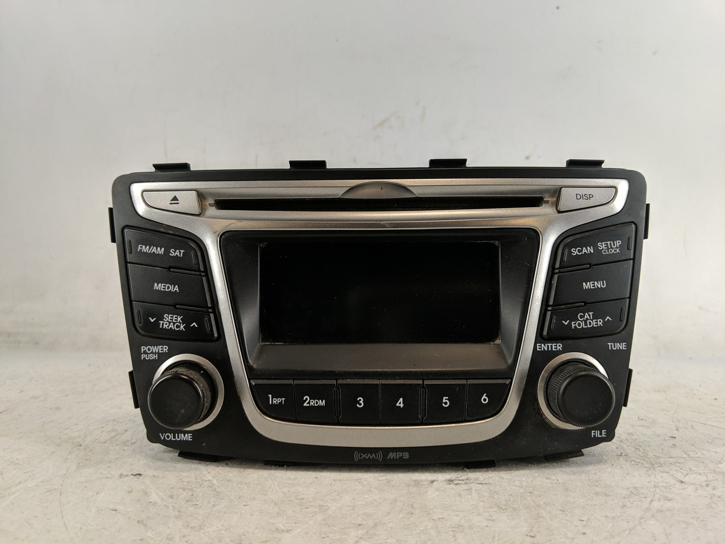 2015-2017 Hyundai Accent Radio AM FM Cd Player Receiver Replacement P/N:96170-1R111RDR Fits Fits 2015 2016 2017 OEM Used Aut