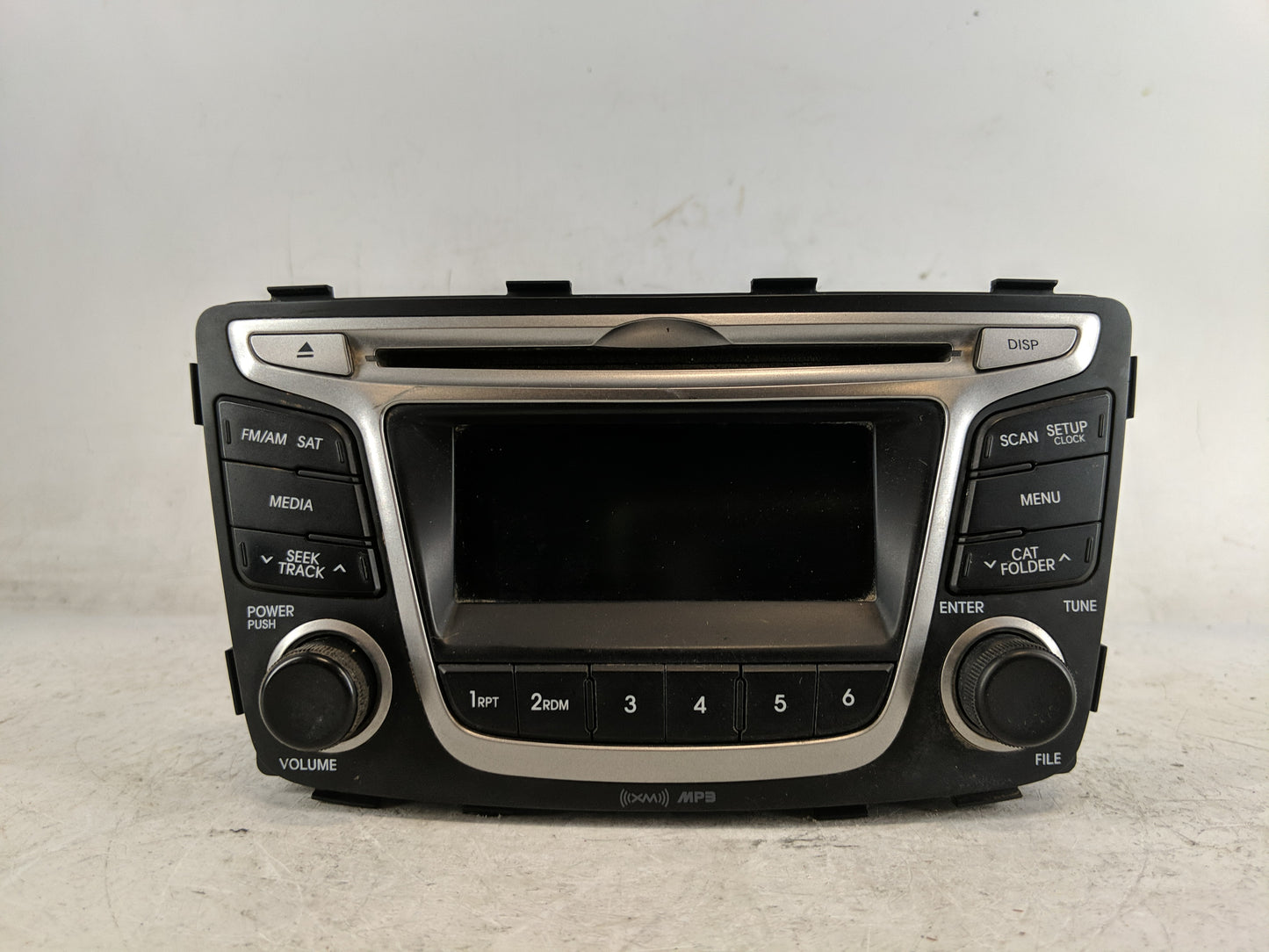 2015-2017 Hyundai Accent Radio AM FM Cd Player Receiver Replacement P/N:96170-1R111RDR Fits Fits 2015 2016 2017 OEM Used Aut