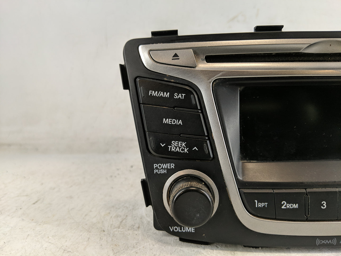 2015-2017 Hyundai Accent Radio AM FM Cd Player Receiver Replacement P/N:96170-1R111RDR Fits Fits 2015 2016 2017 OEM Used Aut