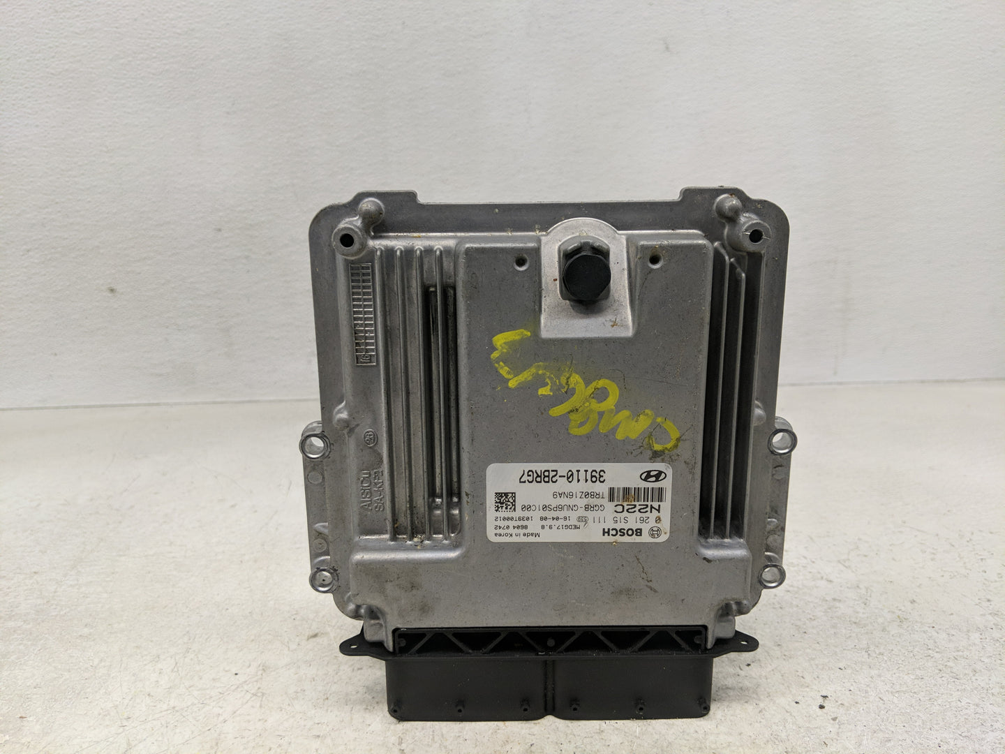 2015-2017 Hyundai Accent PCM Engine Control Computer ECU ECM PCU OEM P/N:39110-2BRG7 Fits Fits 2015 2016 2017 OEM Used Auto 