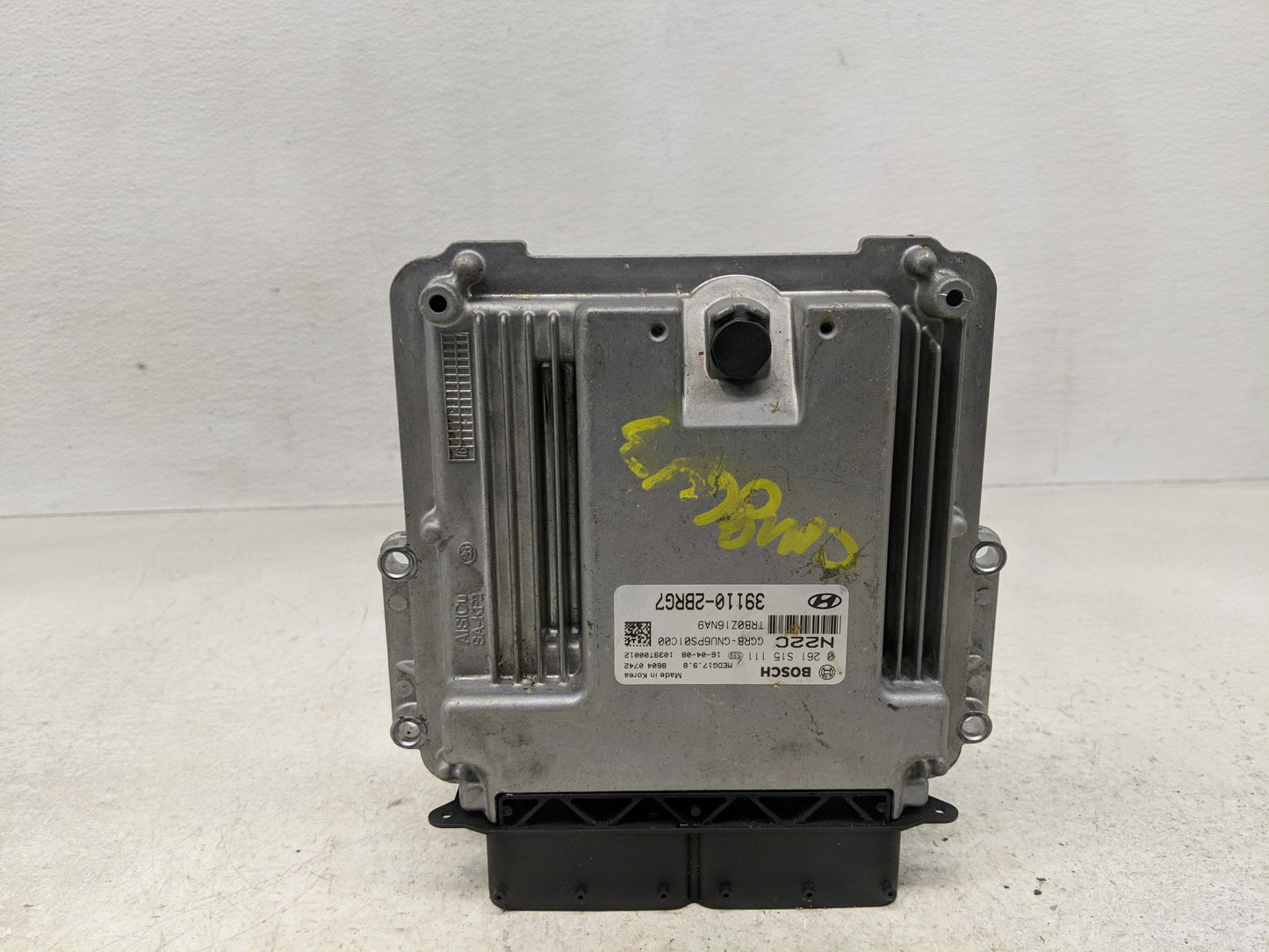 2015-2017 Hyundai Accent PCM Engine Control Computer ECU ECM PCU OEM P/N:39110-2BRG7 Fits Fits 2015 2016 2017 OEM Used Auto 