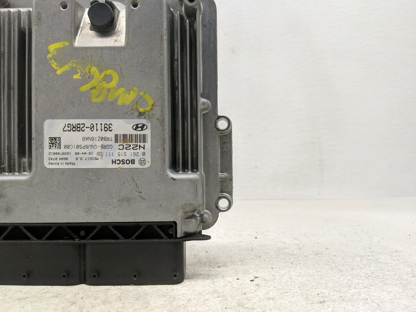 2015-2017 Hyundai Accent PCM Engine Control Computer ECU ECM PCU OEM P/N:39110-2BRG7 Fits Fits 2015 2016 2017 OEM Used Auto 