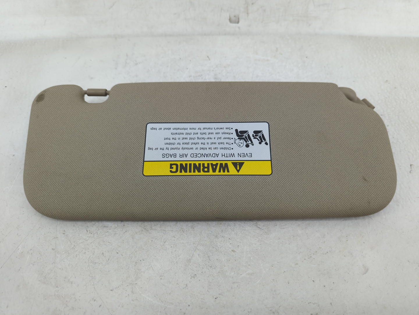 2014-2017 Hyundai Accent Sun Visor Shade Replacement Driver Left Mirror Fits Fits 2014 2015 2016 2017 OEM Used Auto Parts - 