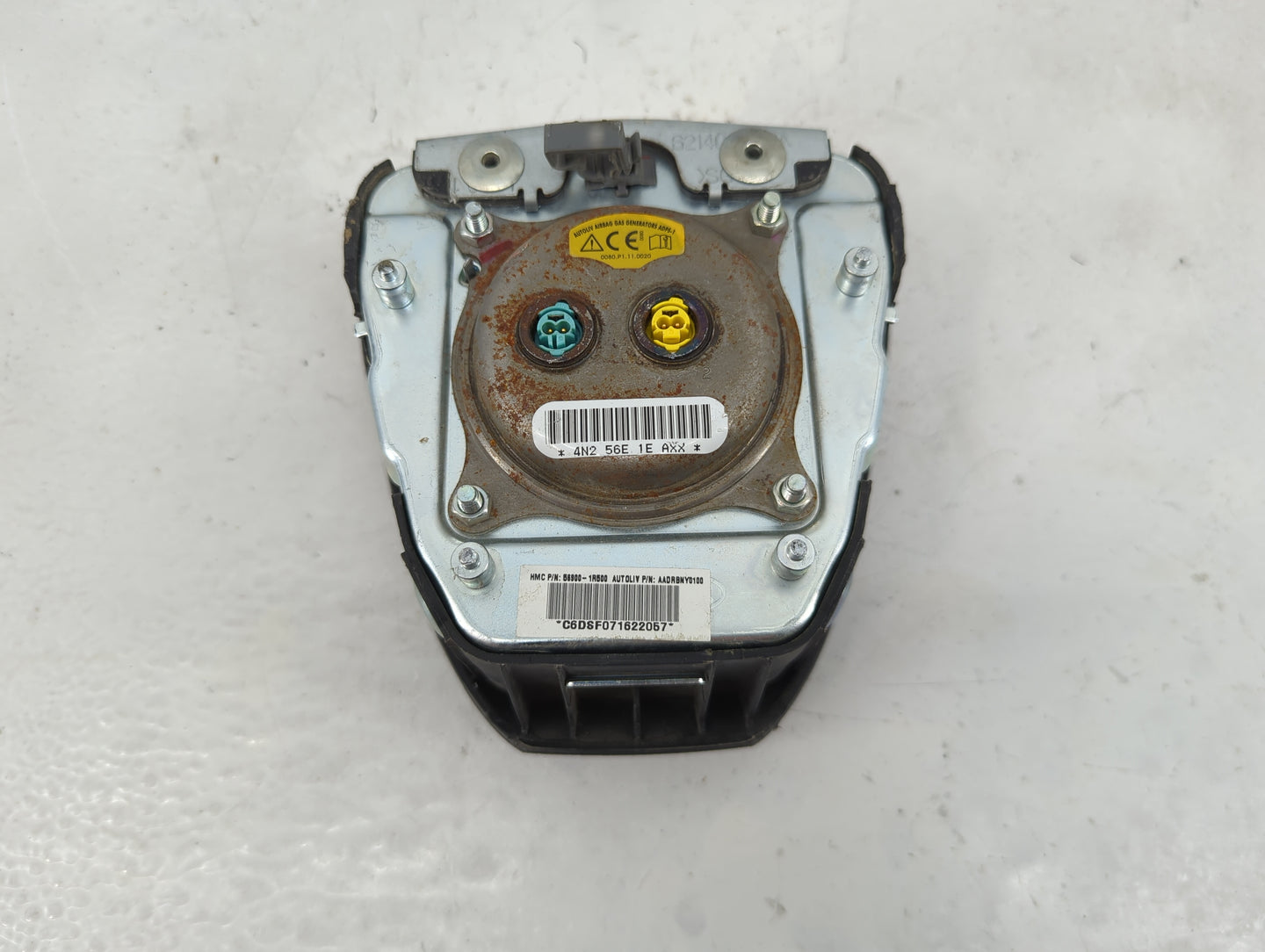 2012-2017 Hyundai Accent Air Bag Driver Left Steering Wheel Mounted Fits Fits 2012 2013 2014 2015 2016 2017 OEM Used Auto Pa