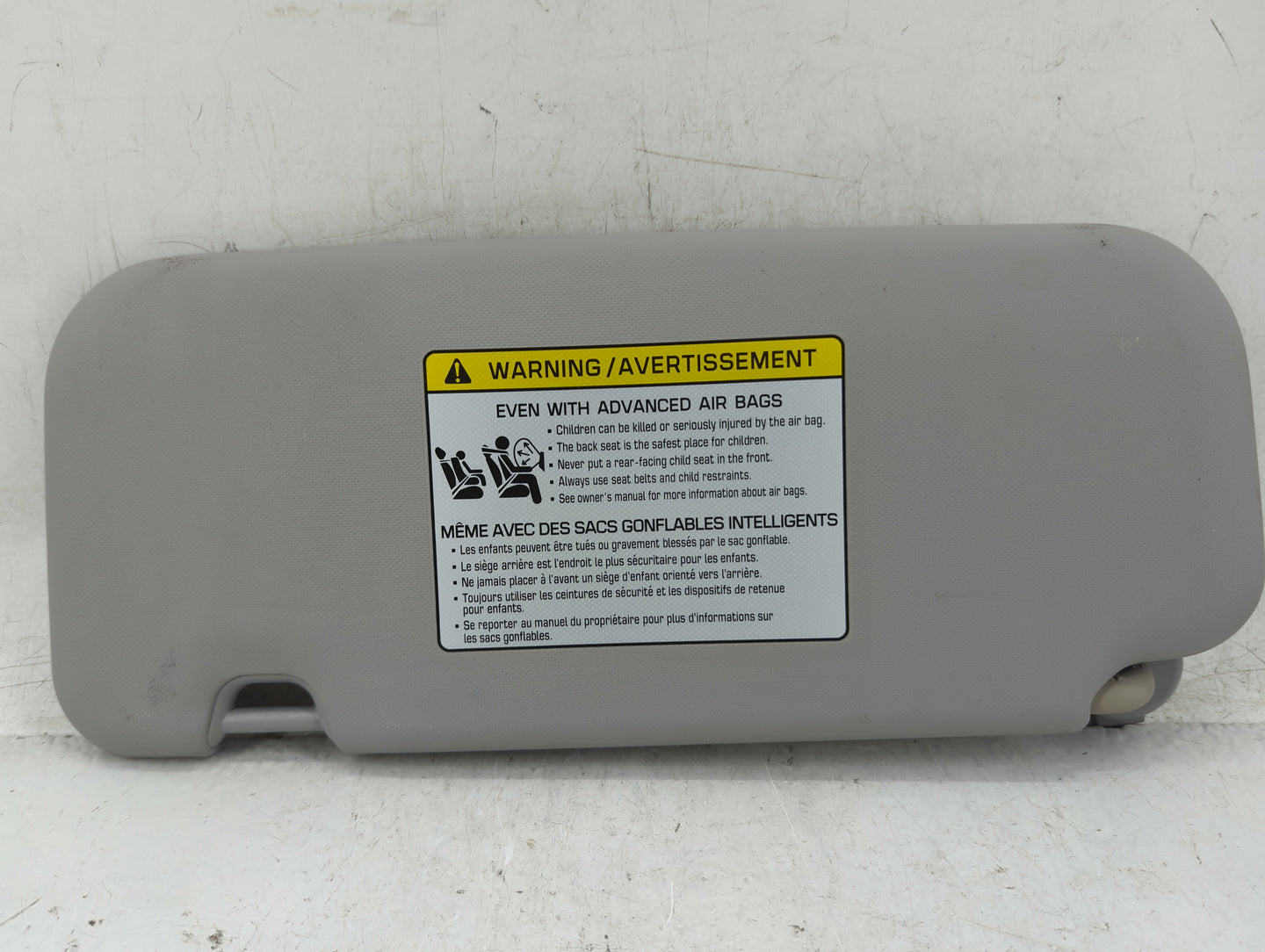 2018-2022 Hyundai Accent Sun Visor Shade Replacement Passenger Right Mirror Fits Fits 2018 2019 2020 2021 2022 OEM Used Auto