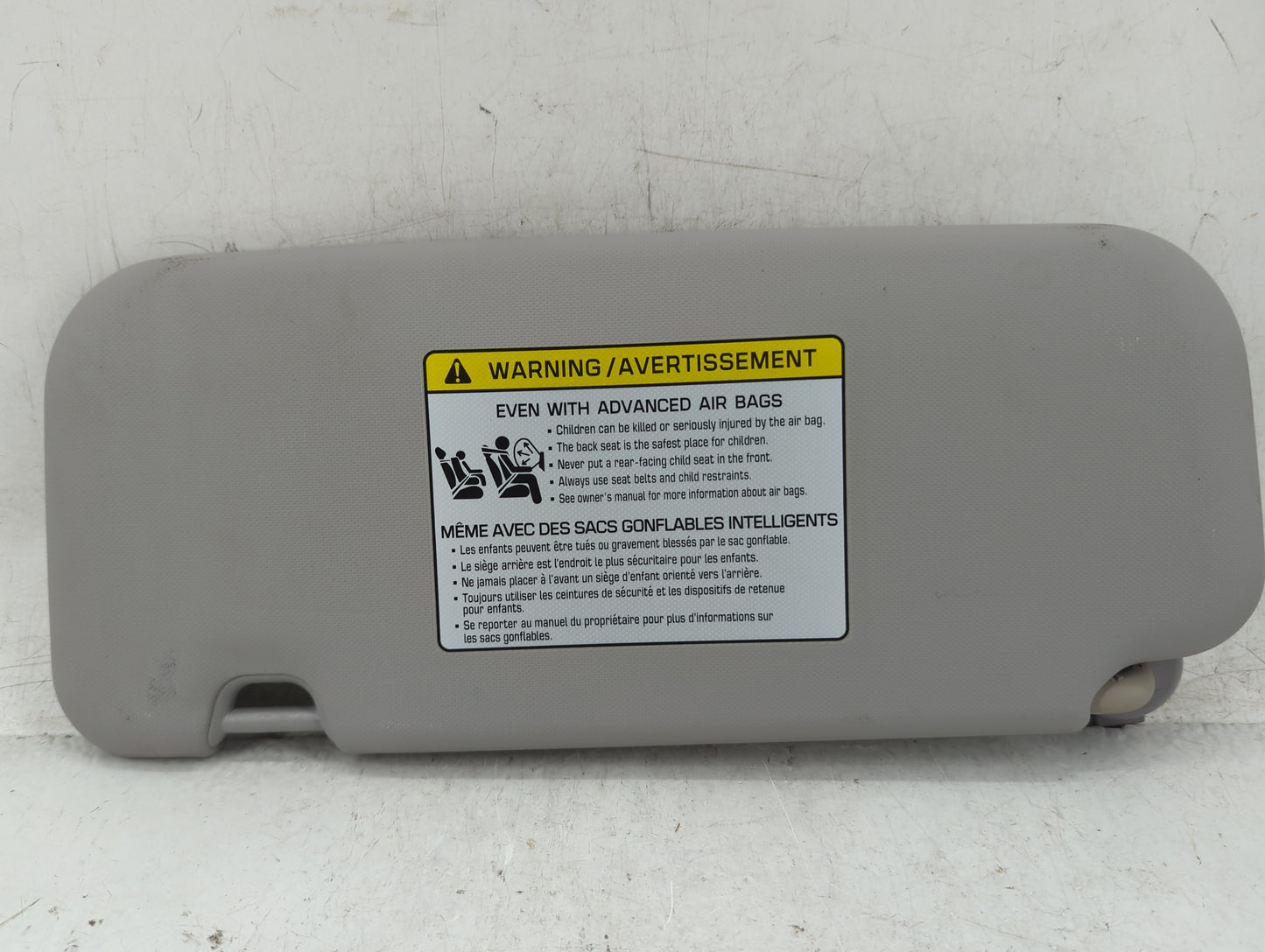 2018-2022 Hyundai Accent Sun Visor Shade Replacement Passenger Right Mirror Fits Fits 2018 2019 2020 2021 2022 OEM Used Auto