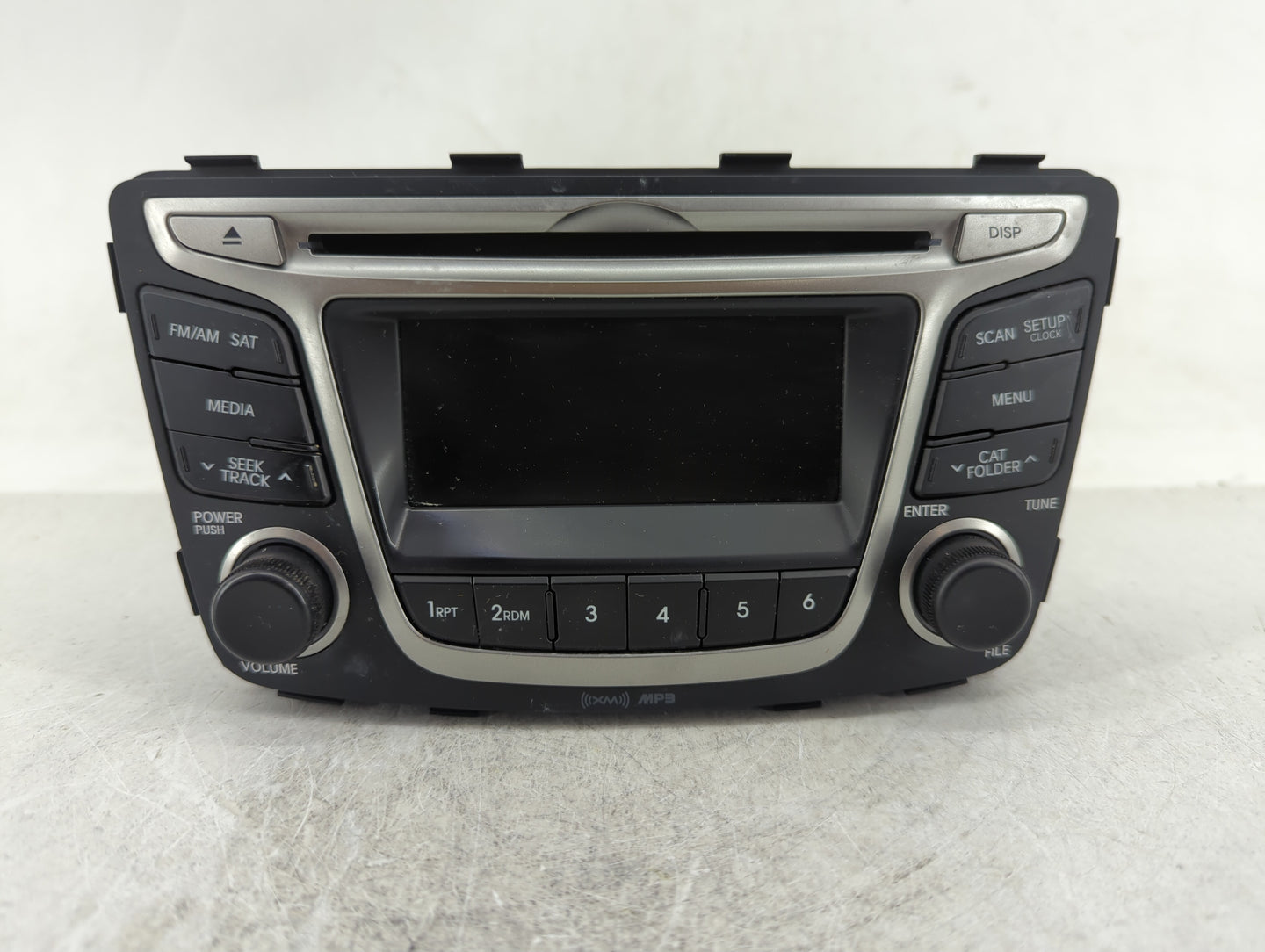 2015-2017 Hyundai Accent Radio AM FM Cd Player Receiver Replacement P/N:96170-1R111RDR Fits Fits 2015 2016 2017 OEM Used Aut