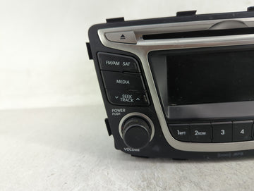 2015-2017 Hyundai Accent Radio AM FM Cd Player Receiver Replacement P/N:96170-1R111RDR Fits Fits 2015 2016 2017 OEM Used Auto Parts
