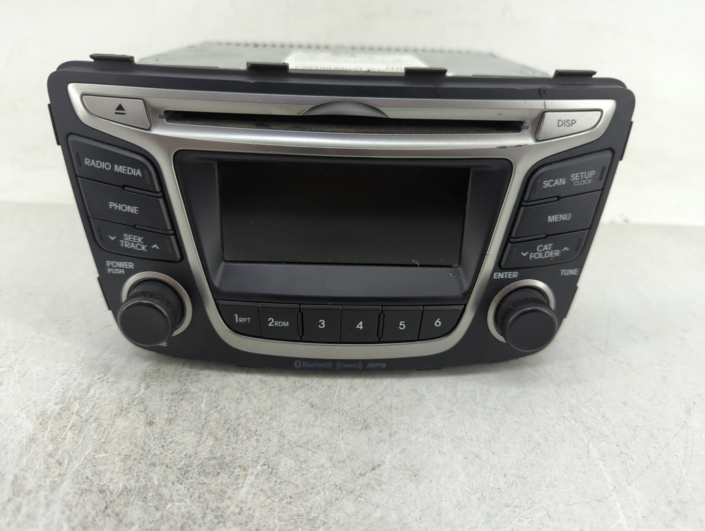 2015-2017 Hyundai Accent Radio AM FM Cd Player Receiver Replacement P/N:96170-1R152RDR Fits Fits 2015 2016 2017 OEM Used Aut
