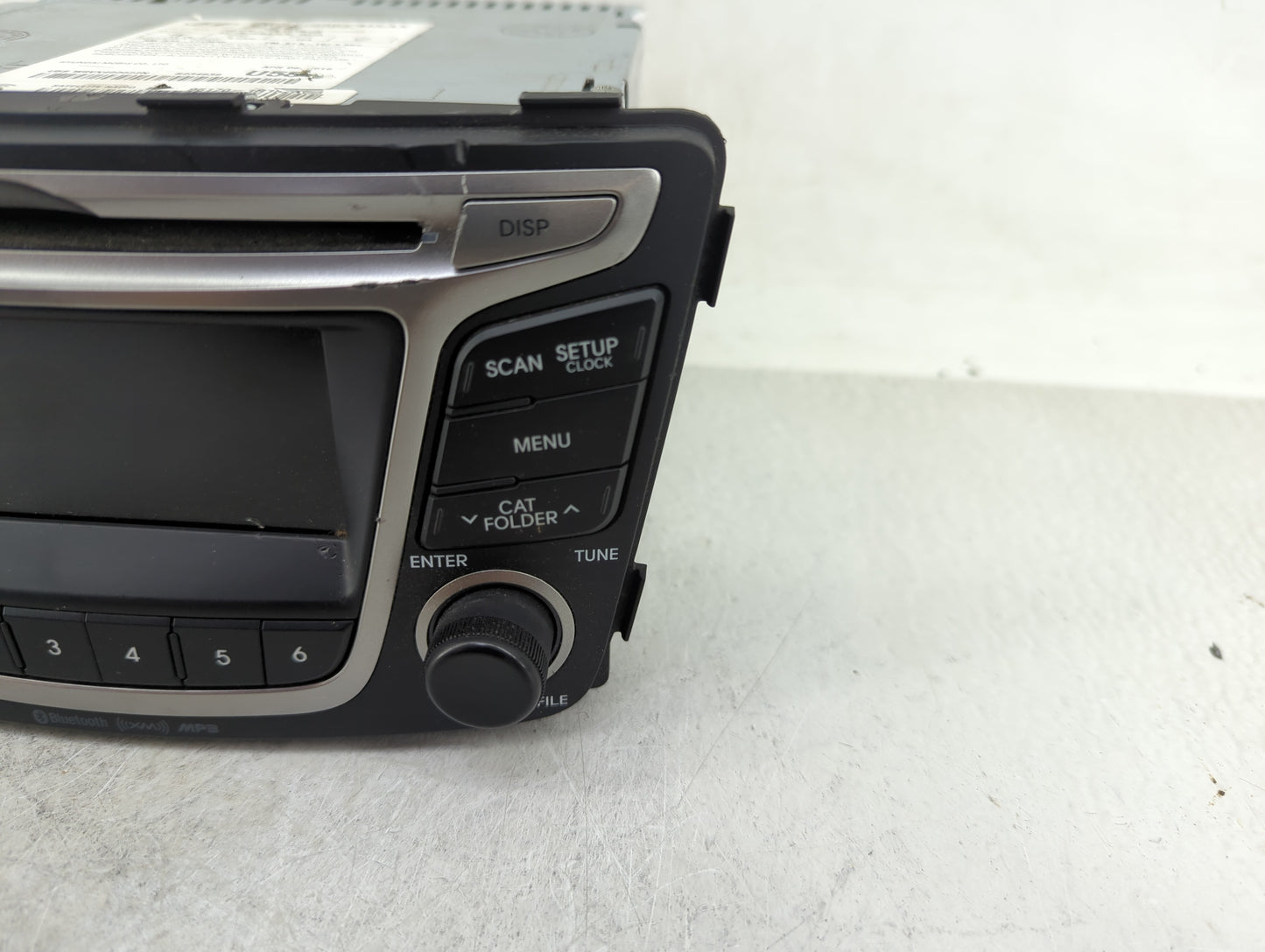 2015-2017 Hyundai Accent Radio AM FM Cd Player Receiver Replacement P/N:96170-1R152RDR Fits Fits 2015 2016 2017 OEM Used Aut