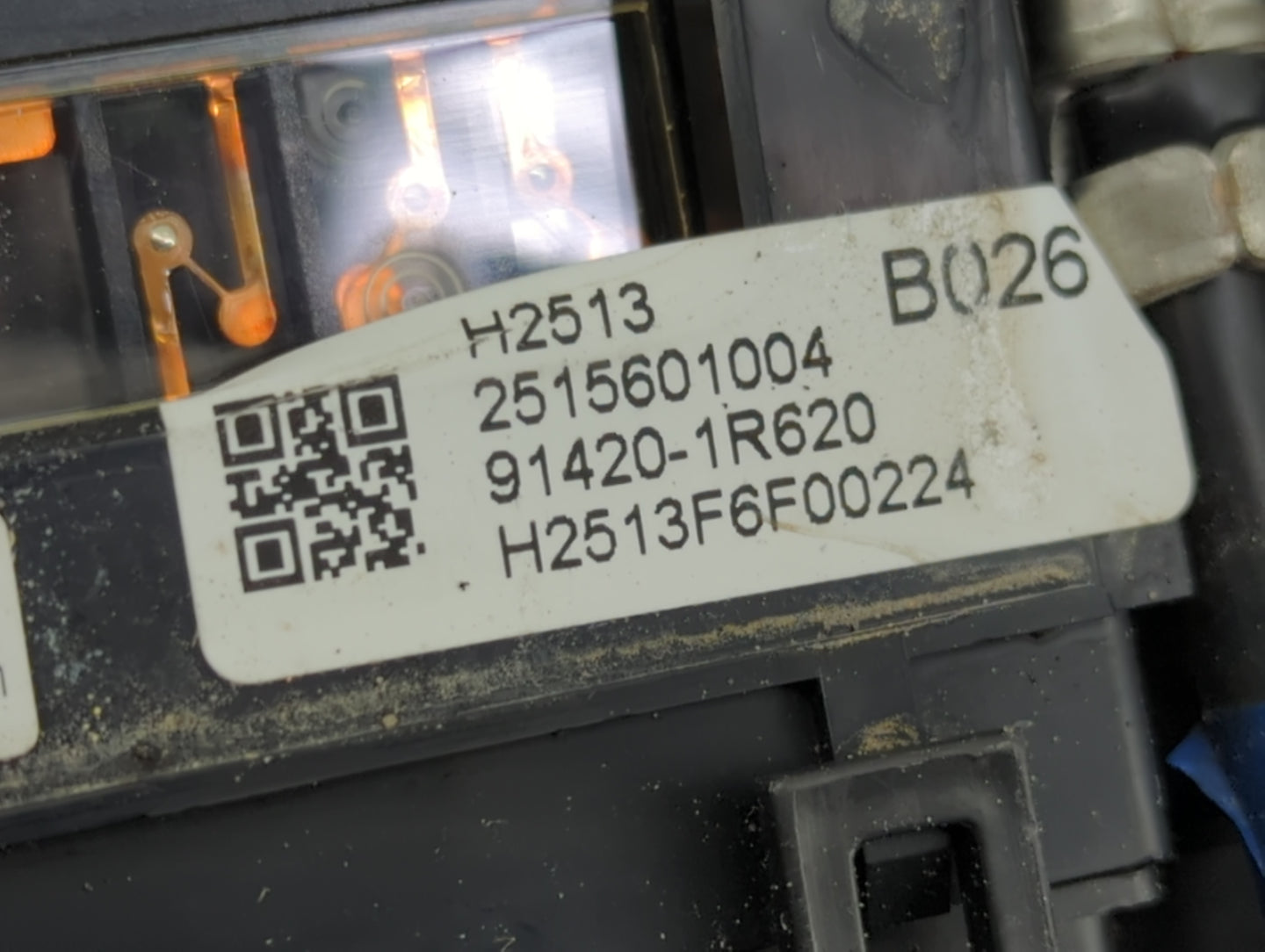 2015-2017 Hyundai Accent Fusebox Fuse Box Panel Relay Module P/N:91420-1R620 Fits Fits 2015 2016 2017 OEM Used Auto Parts - 