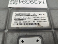 2015-2017 Hyundai Accent PCM Engine Control Computer ECU ECM PCU OEM P/N:39110-2S181 39100-2S181 Fits Fits 2015 2016 2017 OE