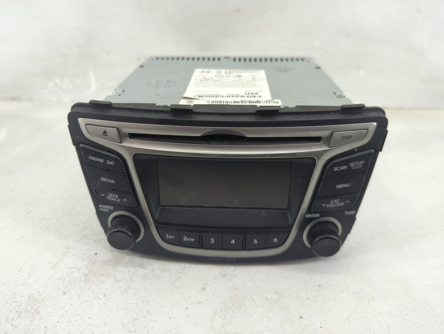 2015-2017 Hyundai Accent Radio AM FM Cd Player Receiver Replacement P/N:96170-1R111RDR Fits Fits 2015 2016 2017 OEM Used Aut