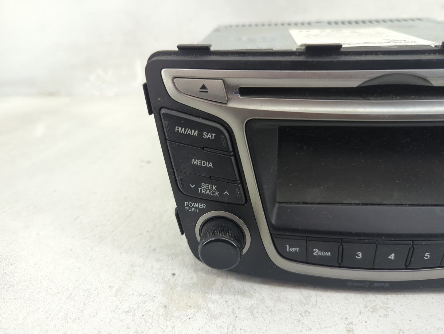 2015-2017 Hyundai Accent Radio AM FM Cd Player Receiver Replacement P/N:96170-1R111RDR Fits Fits 2015 2016 2017 OEM Used Aut