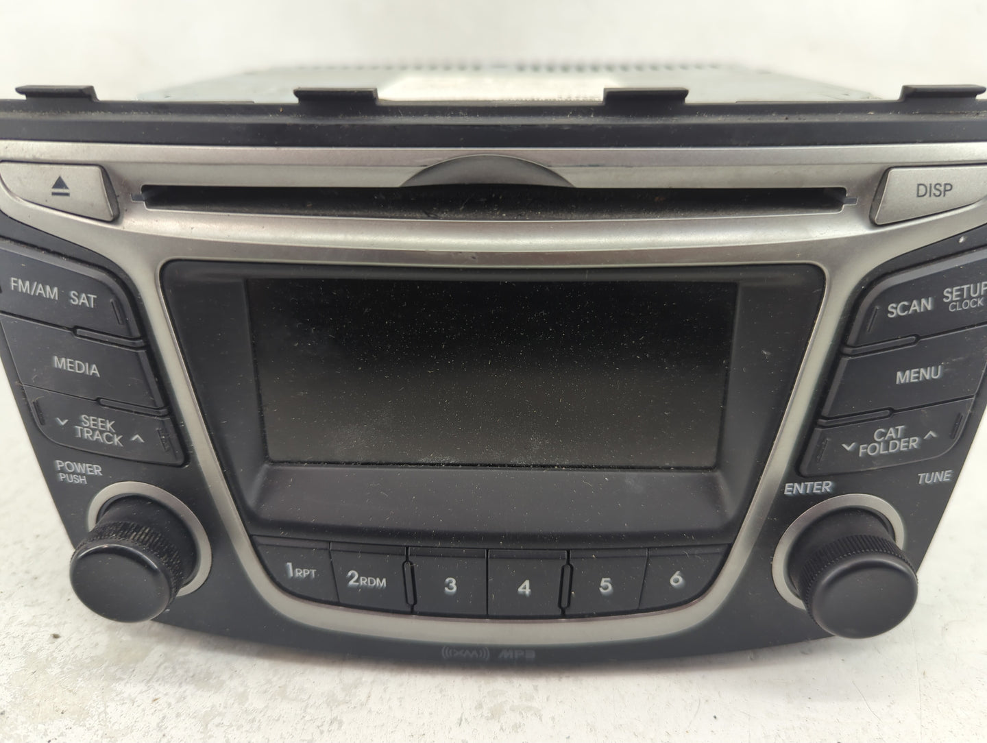 2015-2017 Hyundai Accent Radio AM FM Cd Player Receiver Replacement P/N:96170-1R111RDR Fits Fits 2015 2016 2017 OEM Used Aut
