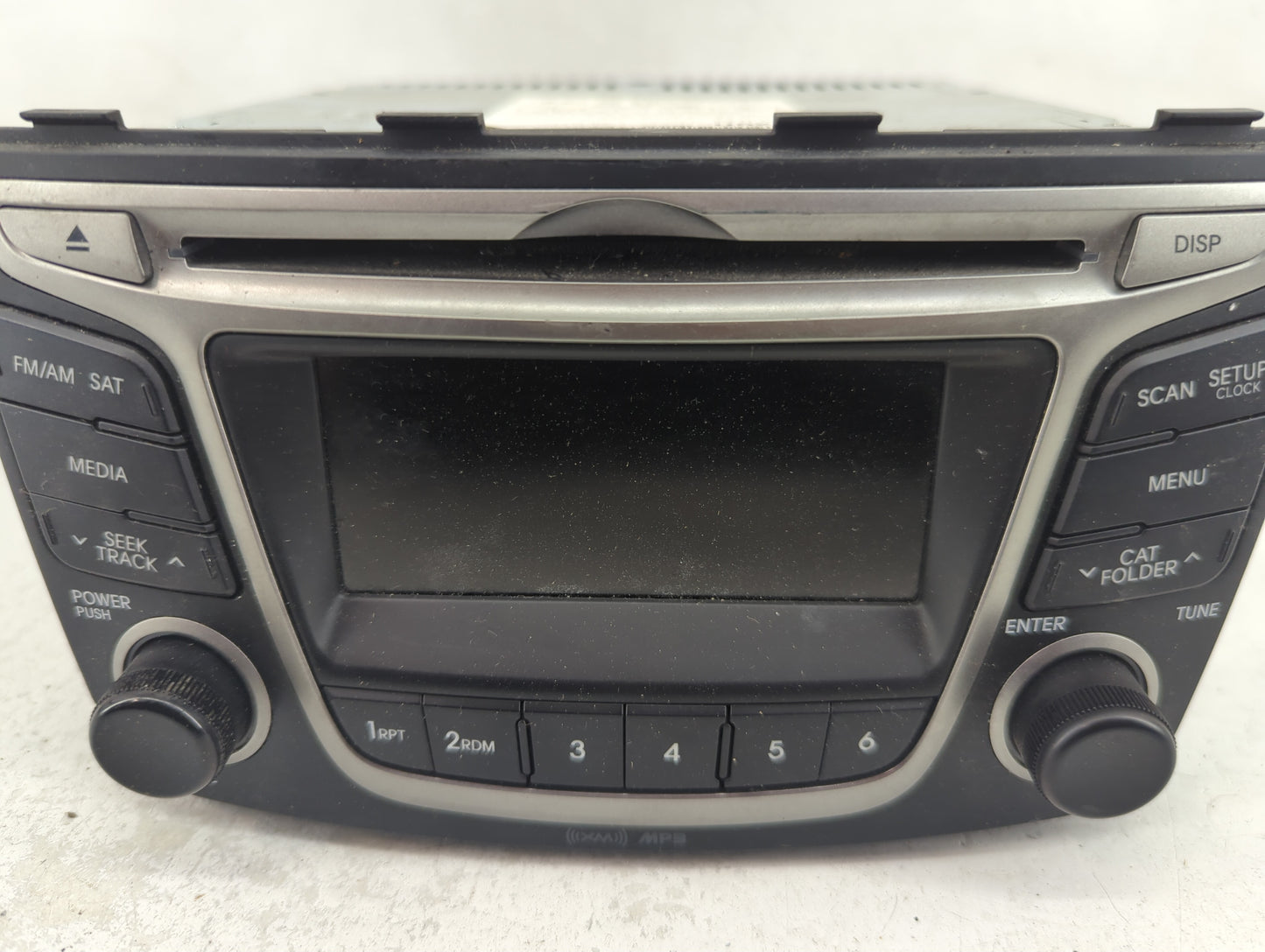 2015-2017 Hyundai Accent Radio AM FM Cd Player Receiver Replacement P/N:96170-1R111RDR Fits Fits 2015 2016 2017 OEM Used Aut
