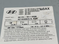 2015-2017 Hyundai Accent Radio AM FM Cd Player Receiver Replacement P/N:96170-1R111RDR Fits Fits 2015 2016 2017 OEM Used Aut