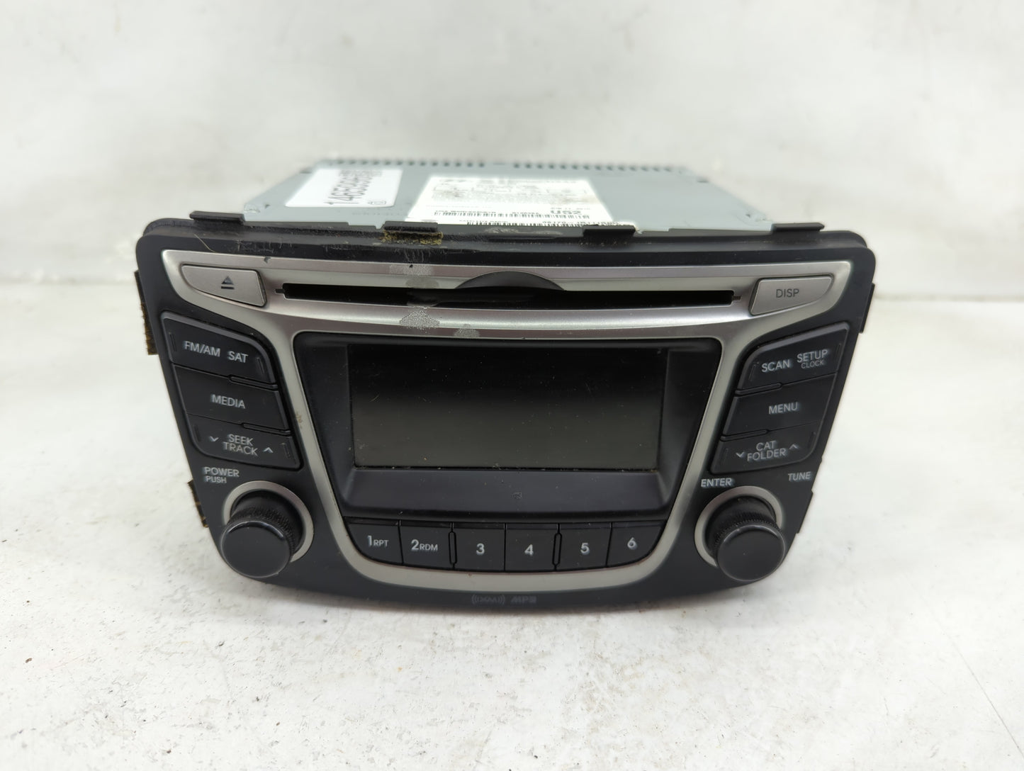 2015-2017 Hyundai Accent Radio AM FM Cd Player Receiver Replacement P/N:961701R111RDR AC180SBAN Fits Fits 2015 2016 2017 OEM