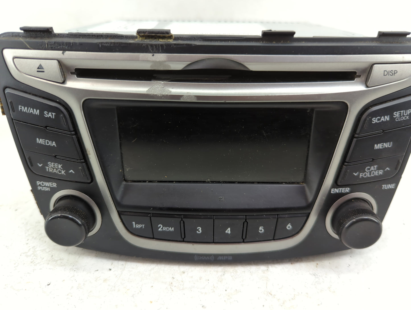 2015-2017 Hyundai Accent Radio AM FM Cd Player Receiver Replacement P/N:961701R111RDR AC180SBAN Fits Fits 2015 2016 2017 OEM