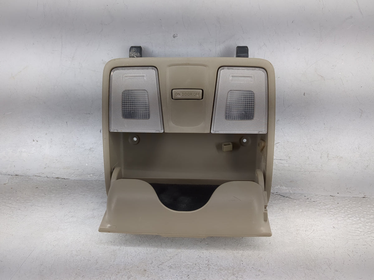 2012-2017 Hyundai Accent Overhead Roof Console Tan - Oemusedautoparts1.com
