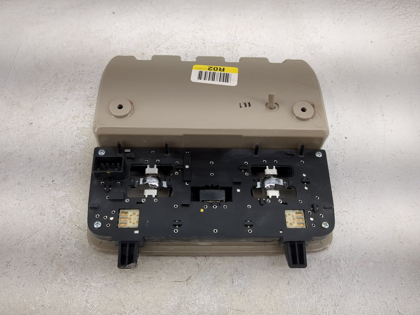 2012-2017 Hyundai Accent Overhead Roof Console Tan - Oemusedautoparts1.com
