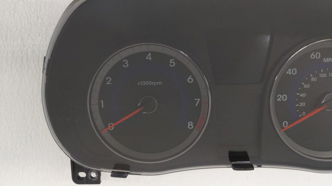 2015-2017 Hyundai Accent Instrument Cluster Speedometer Gauges P/N:94021-1R500 Fits Fits 2015 2016 2017 OEM Used Auto Parts 