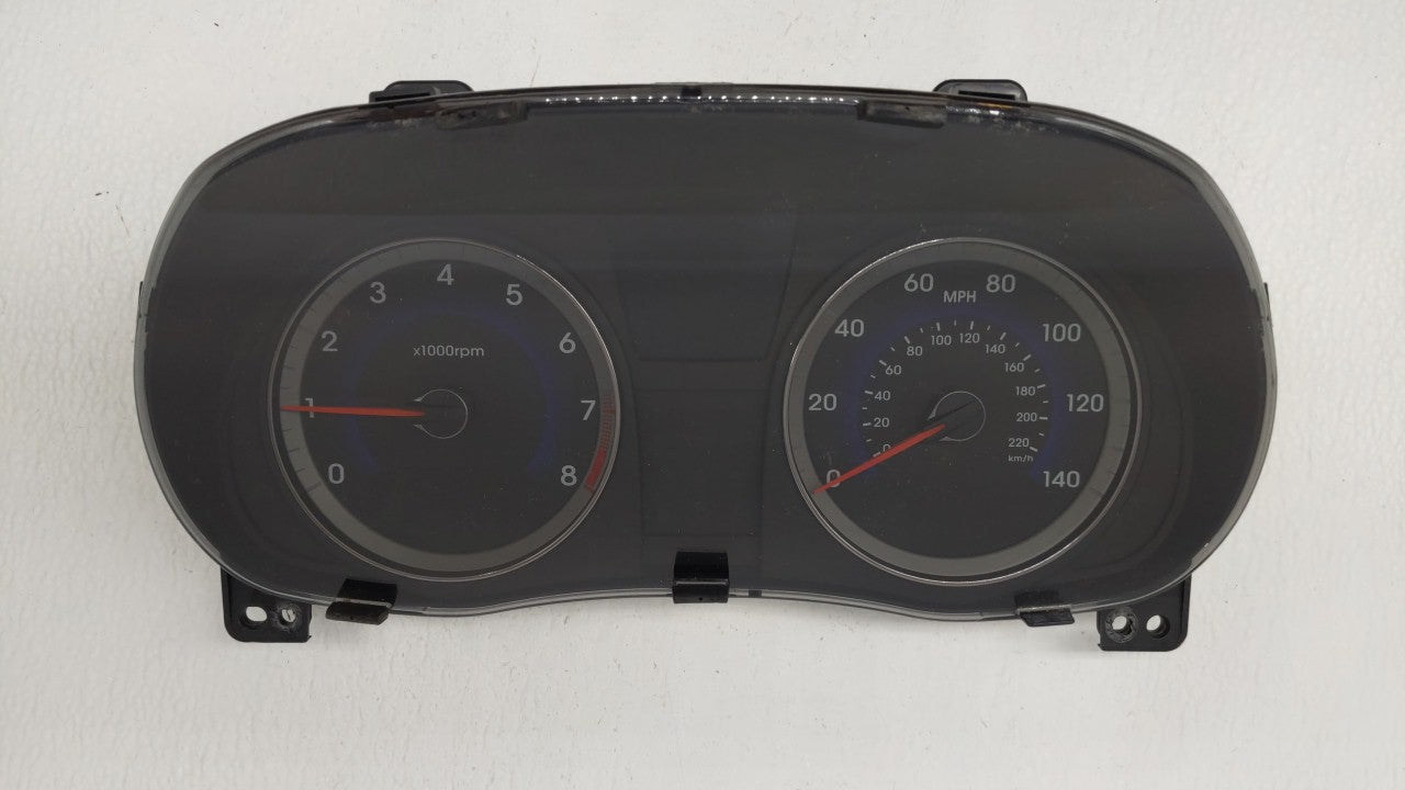 2015-2017 Hyundai Accent Instrument Cluster Speedometer Gauges P/N:94021-1R510 Fits Fits 2015 2016 2017 OEM Used Auto Parts 