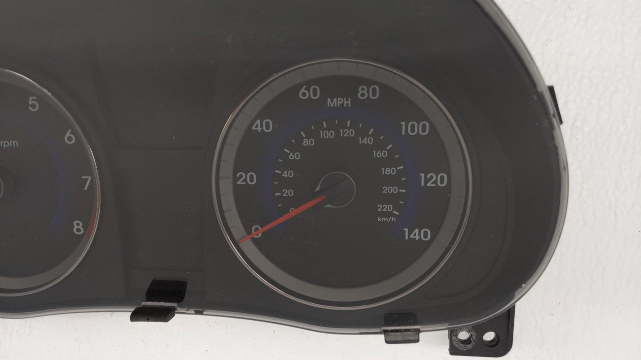 2015-2017 Hyundai Accent Instrument Cluster Speedometer Gauges P/N:94021-1R510 Fits Fits 2015 2016 2017 OEM Used Auto Parts 