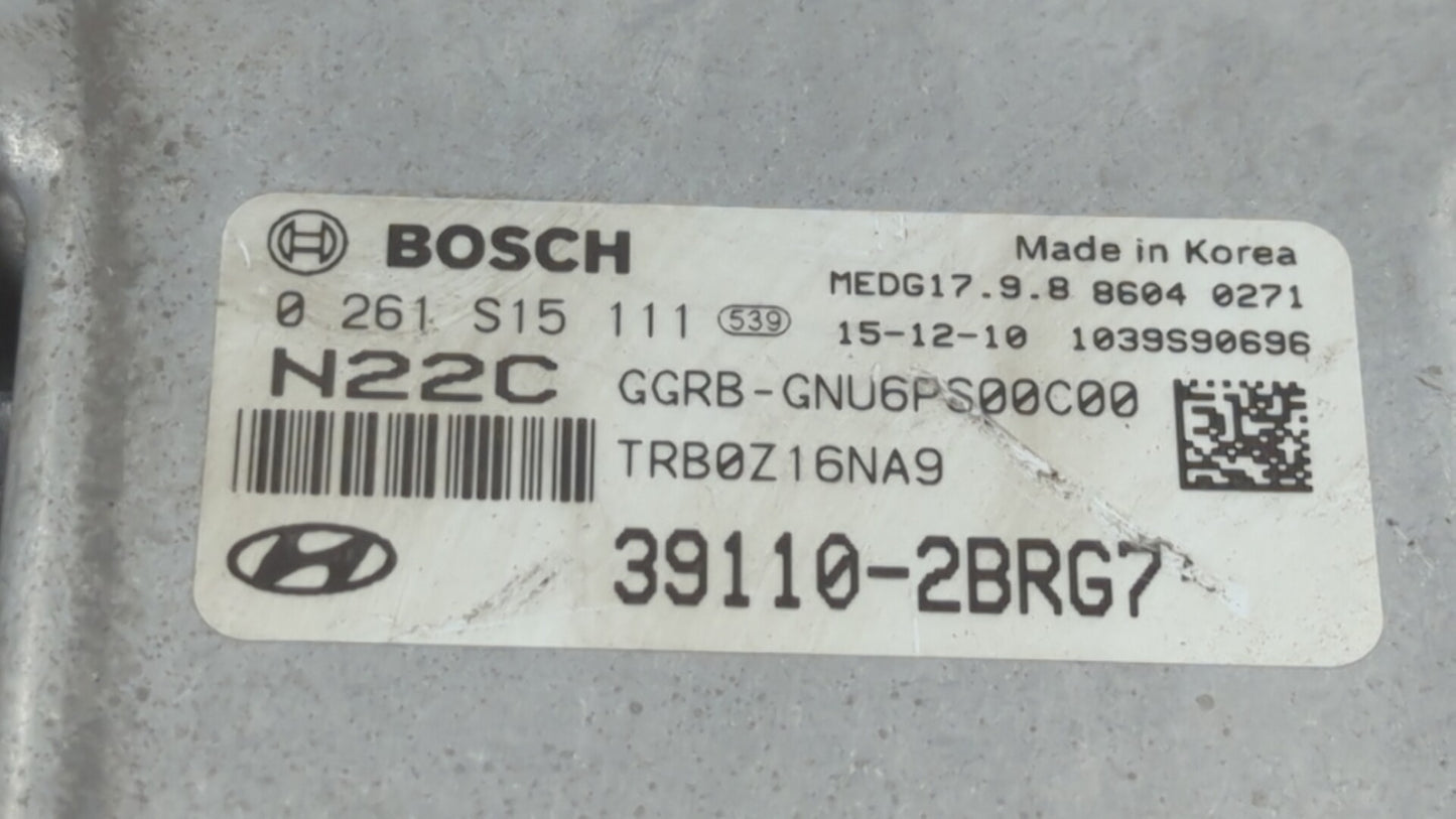2015-2017 Hyundai Accent PCM Engine Control Computer ECU ECM PCU OEM P/N:391B1-2BRG7 39110-2BRG7 Fits Fits 2015 2016 2017 OE