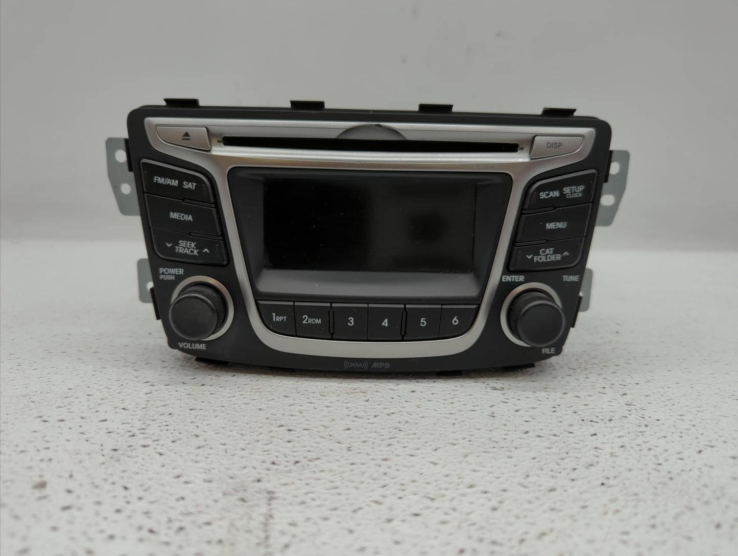 2016 Hyundai Accent Radio AM FM Cd Player Receiver Replacement P/N:96170-1R111 96170-1R111RDR, 96170-1R152RDR Fits OEM Used 