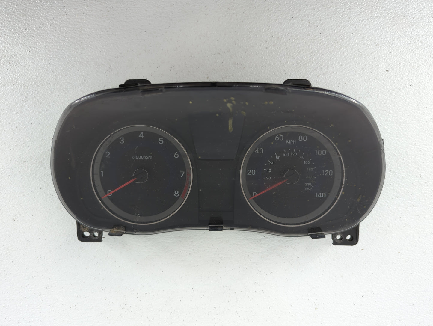 2015-2017 Hyundai Accent Instrument Cluster Speedometer Gauges P/N:94021-1R510 94021-1R500 Fits Fits 2015 2016 2017 OEM Used