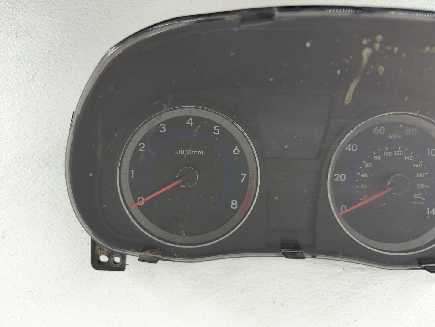 2015-2017 Hyundai Accent Instrument Cluster Speedometer Gauges P/N:94021-1R510 94021-1R500 Fits Fits 2015 2016 2017 OEM Used