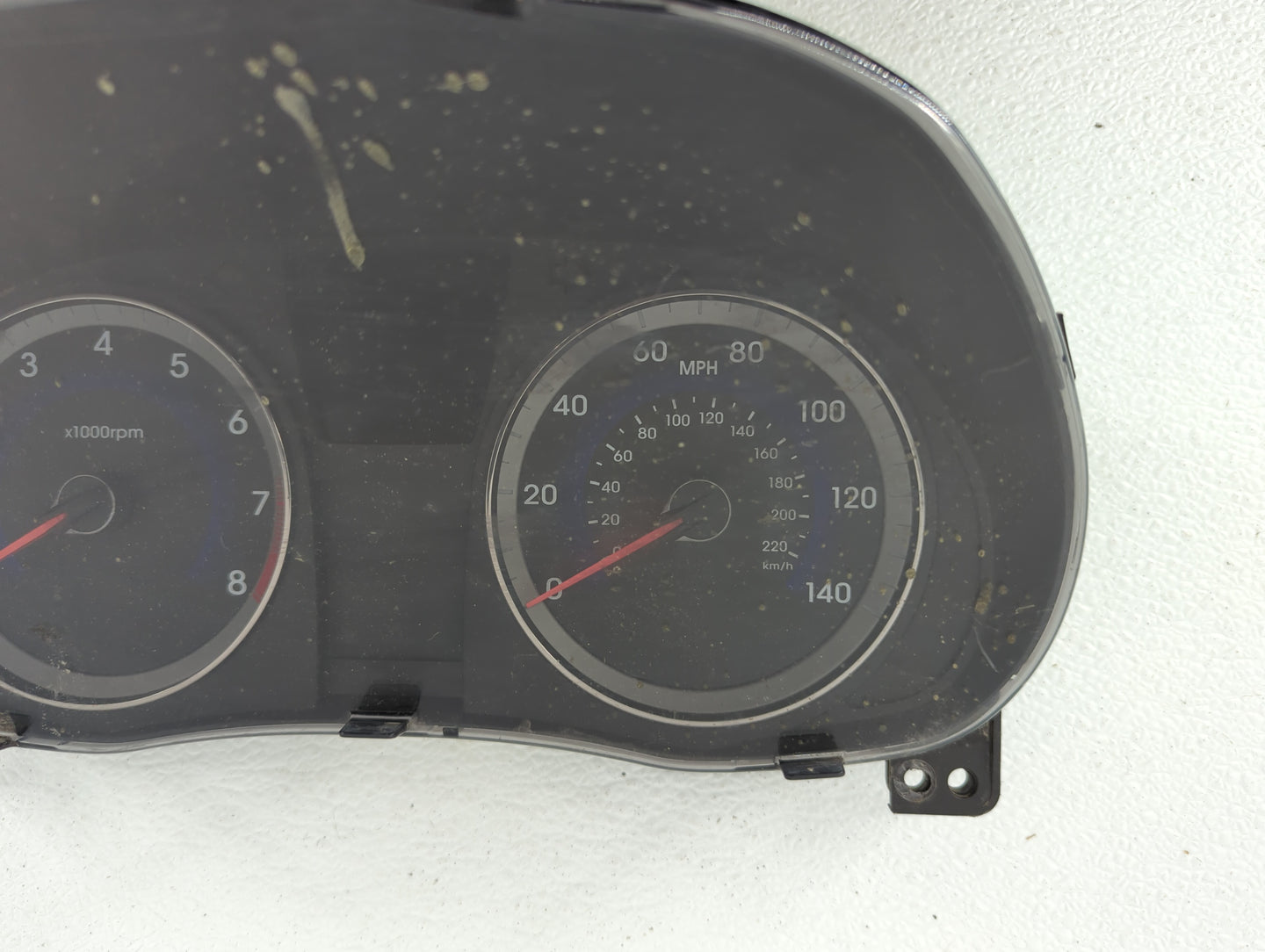 2015-2017 Hyundai Accent Instrument Cluster Speedometer Gauges P/N:94021-1R510 94021-1R500 Fits Fits 2015 2016 2017 OEM Used