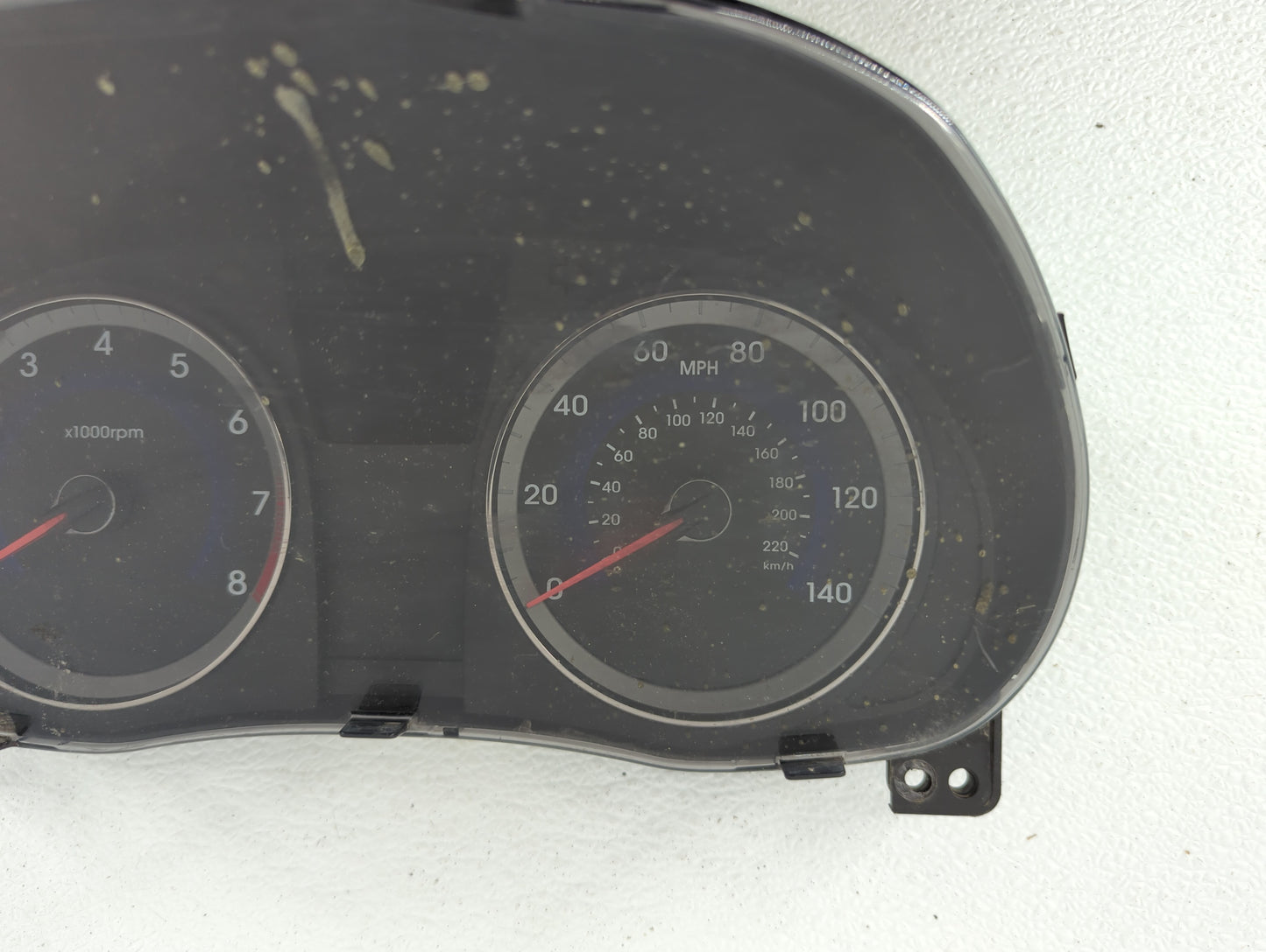 2015-2017 Hyundai Accent Instrument Cluster Speedometer Gauges P/N:94021-1R510 94021-1R500 Fits Fits 2015 2016 2017 OEM Used