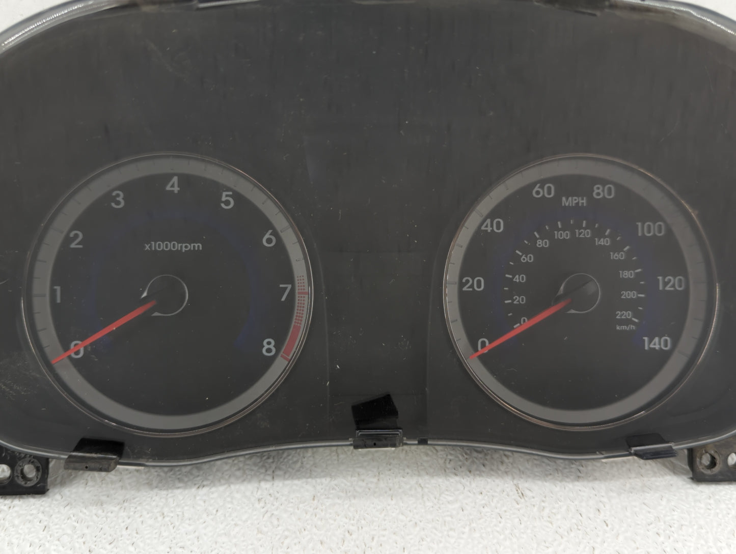 2015-2017 Hyundai Accent Instrument Cluster Speedometer Gauges P/N:94021-1R500 94021-1R510 Fits Fits 2015 2016 2017 OEM Used