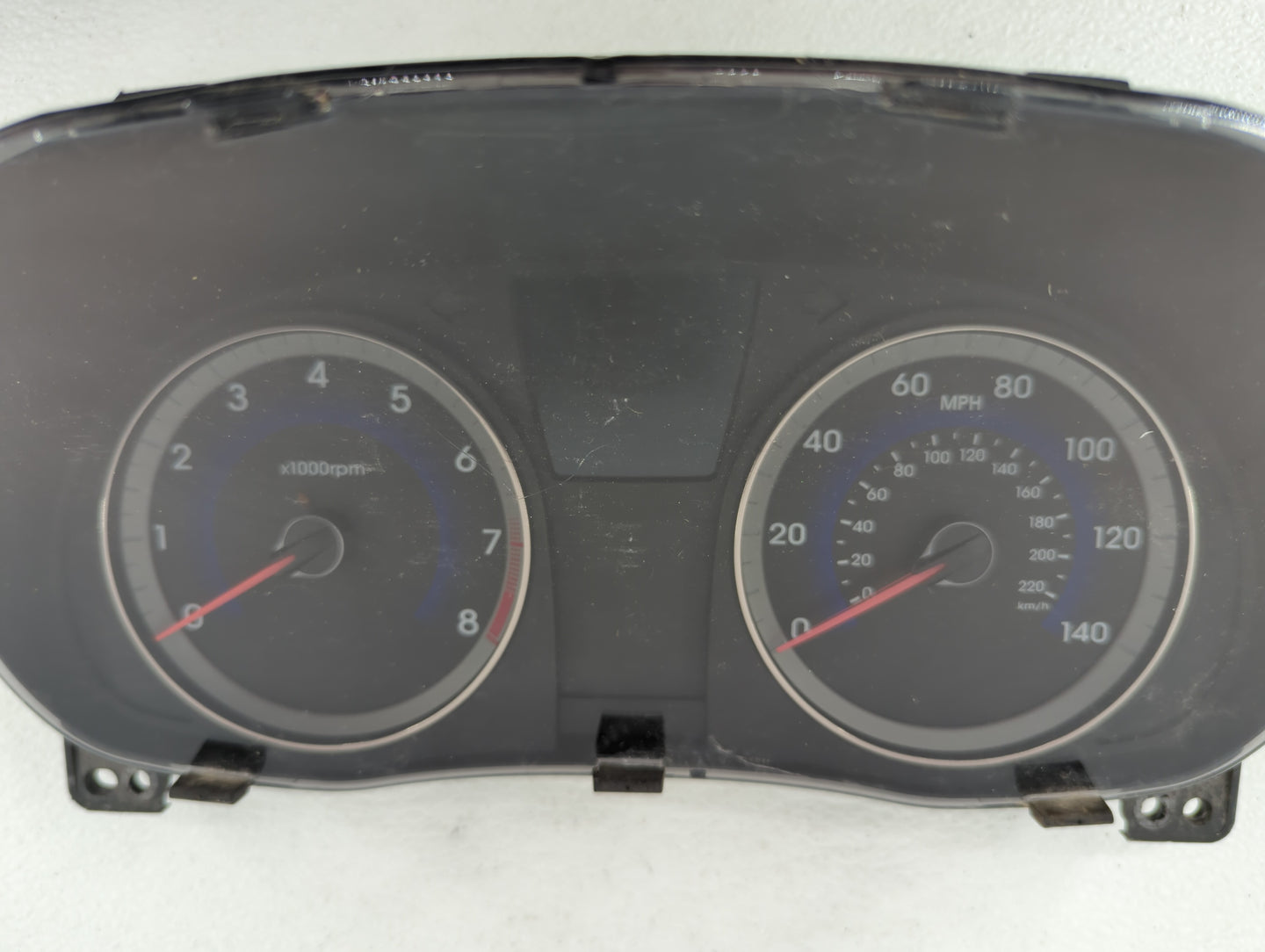 2015-2017 Hyundai Accent Instrument Cluster Speedometer Gauges P/N:94021-1R500 94021-1R510 Fits Fits 2015 2016 2017 OEM Used