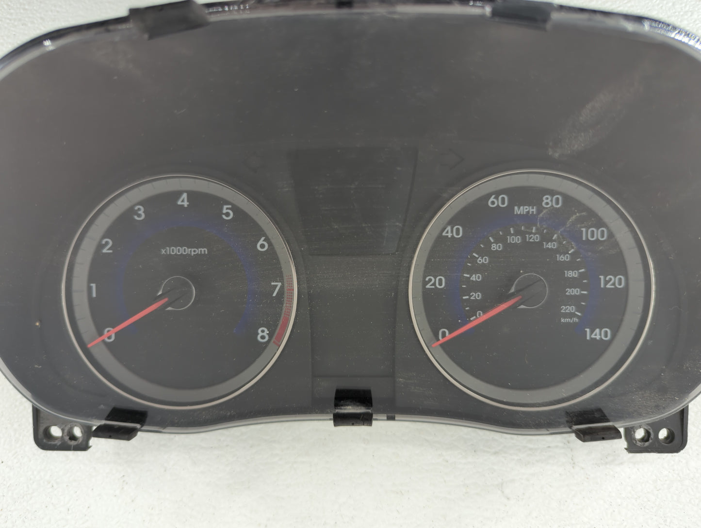 2015-2017 Hyundai Accent Instrument Cluster Speedometer Gauges P/N:94021-1R500 94021-1R510 Fits Fits 2015 2016 2017 OEM Used