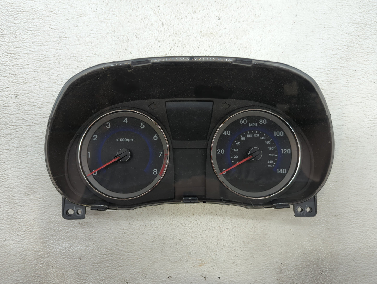 2015-2017 Hyundai Accent Instrument Cluster Speedometer Gauges P/N:94021-1R510 94021-1R500 Fits Fits 2015 2016 2017 OEM Used