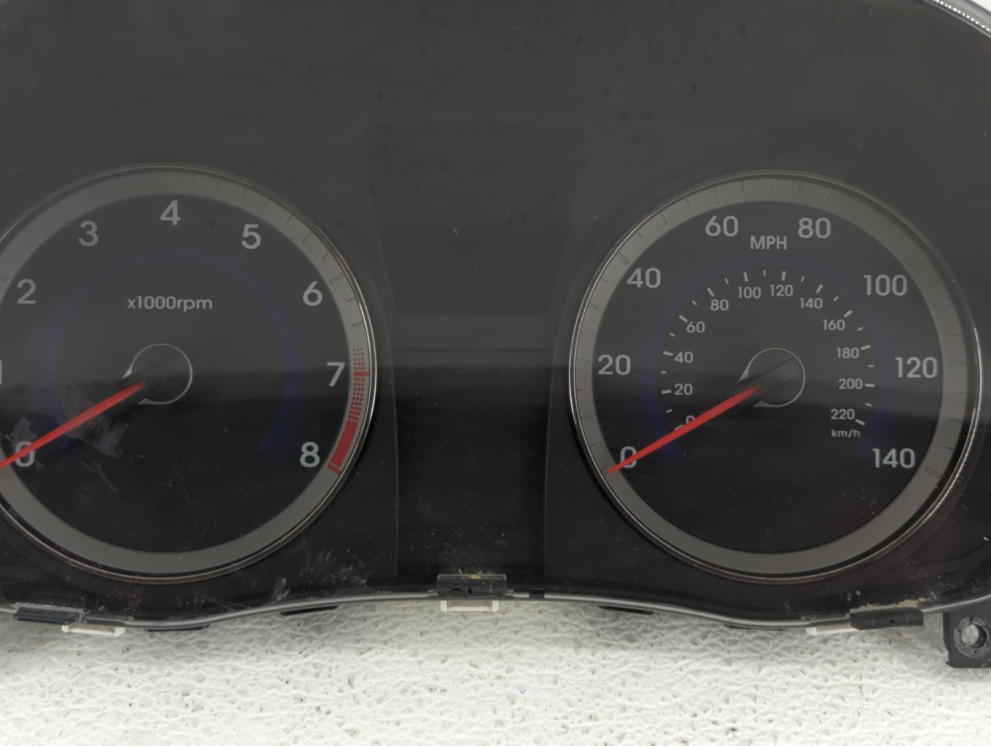 2015-2017 Hyundai Accent Instrument Cluster Speedometer Gauges Fits Fits 2015 2016 2017 OEM Used Auto Parts - Oemusedautopar