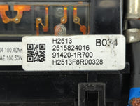 2015-2017 Hyundai Accent Fusebox Fuse Box Panel Relay Module P/N:91420-1R700 Fits Fits 2015 2016 2017 OEM Used Auto Parts - 