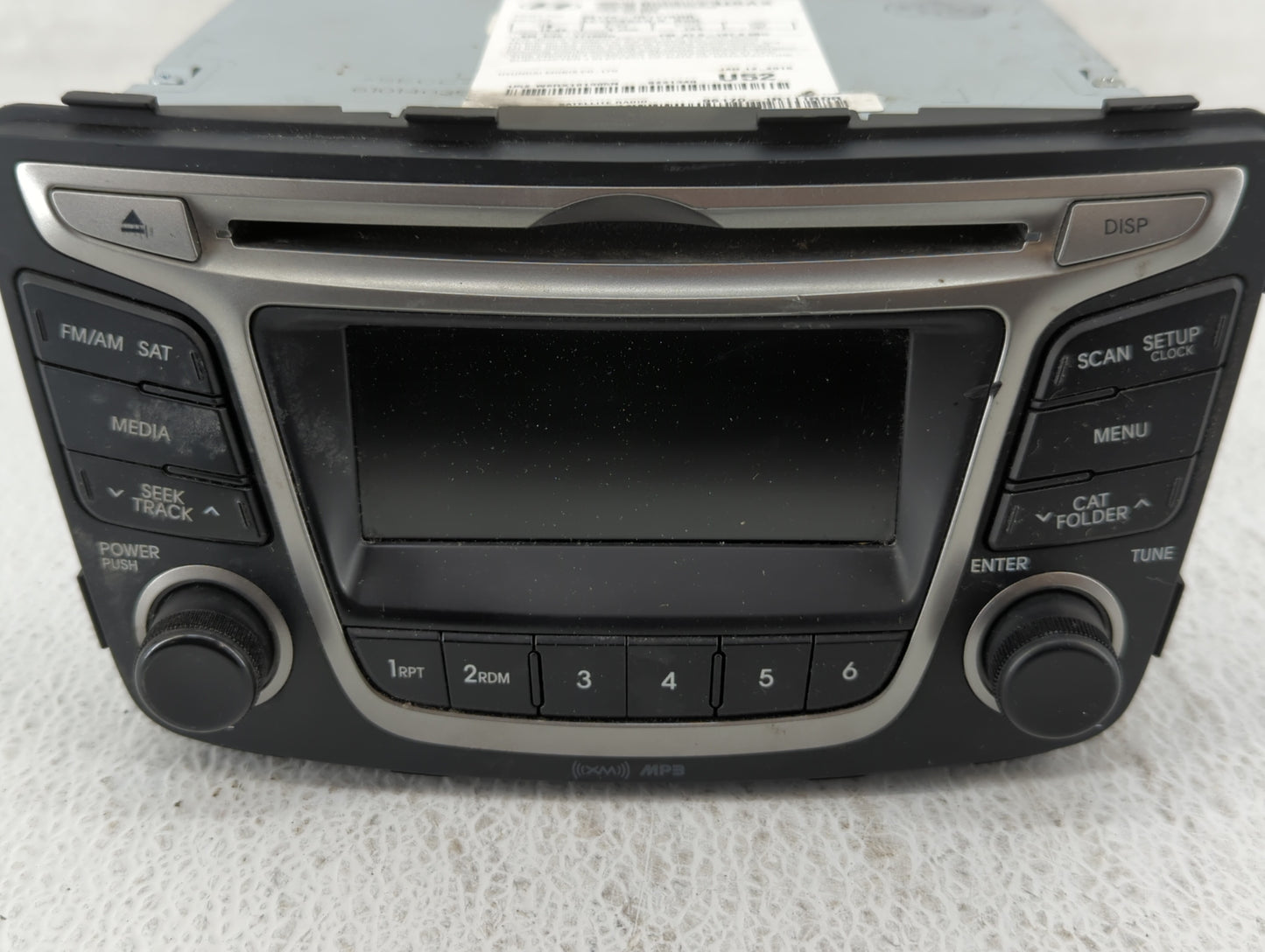 2015-2017 Hyundai Accent Am Fm Cd Player Radio Receiver - Oemusedautoparts1.com