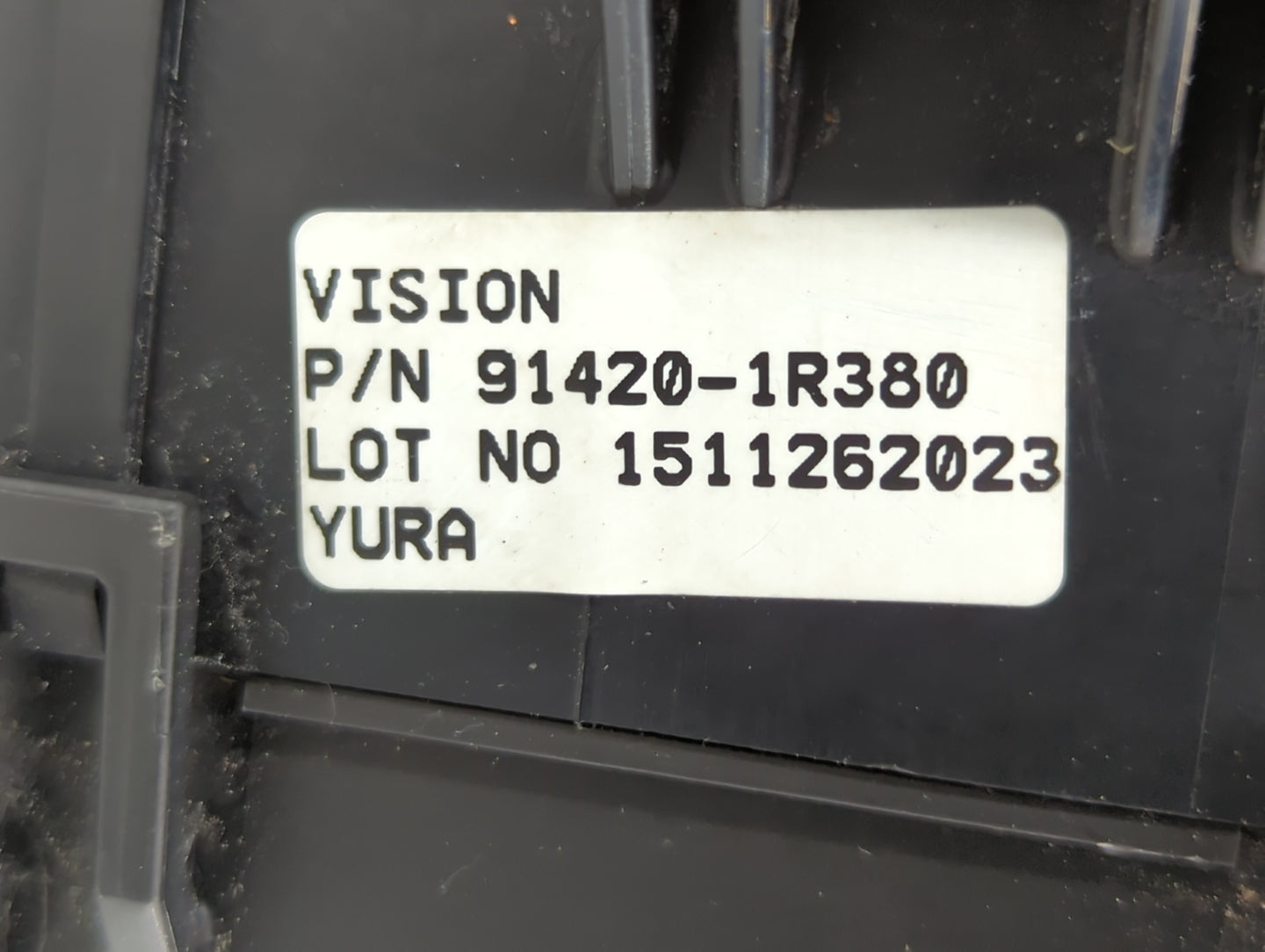 2015-2017 Hyundai Accent Fusebox Fuse Box Panel Relay Module P/N:91420-1R380 Fits Fits 2015 2016 2017 OEM Used Auto Parts - 